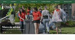 Desktop Screenshot of oswego.edu
